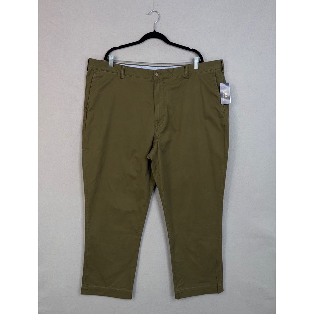 Polo Ralph Lauren Chino Pants Mens 44Bx30 Green Bedford Fit Casual Preppy